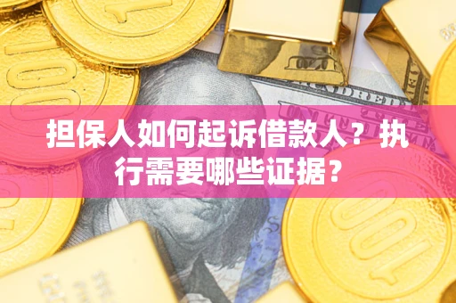 济南担保人如何起诉借款人？执行需要哪些证据？