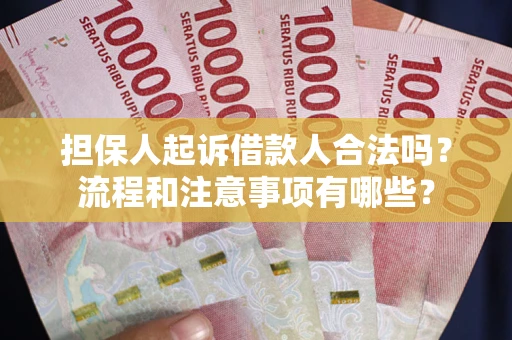 济南担保人起诉借款人合法吗？流程和注意事项有哪些？