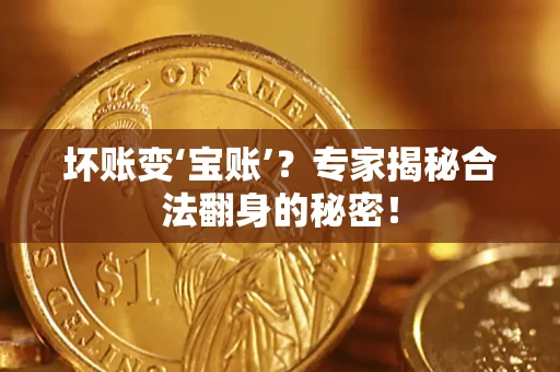 济南坏账变‘宝账’？专家揭秘合法翻身的秘密！