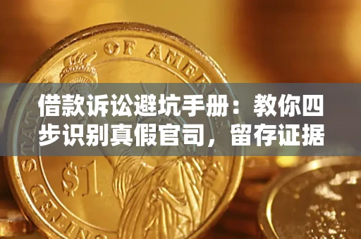 济南借款诉讼避坑手册：教你四步识别真假官司，留存证据不踩雷