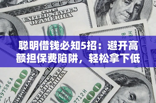 济南聪明借钱必知5招：避开高额担保费陷阱，轻松拿下低息贷款