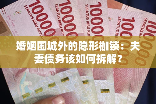 济南婚姻围城外的隐形枷锁：夫妻债务该如何拆解？