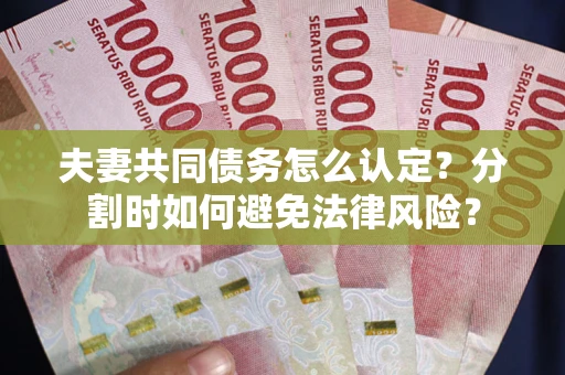 济南夫妻共同债务怎么认定？分割时如何避免法律风险？