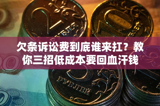 济南欠条诉讼费到底谁来扛？教你三招低成本要回血汗钱